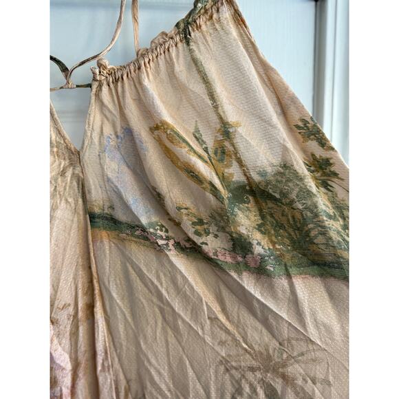 Anthropologie Tahnee Kelland Strappy Flowy Maxi Beach Resort Vacation Medium - Picture 5 of 7